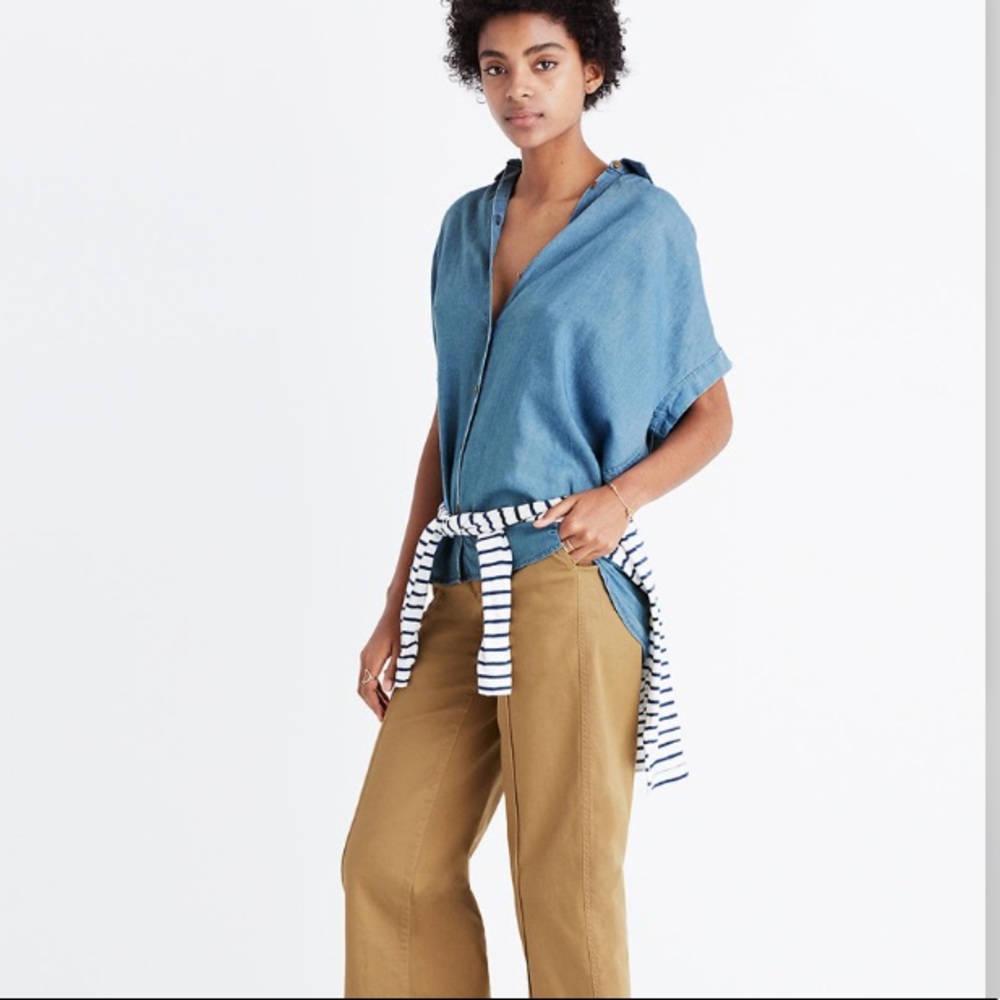 Madewell Central Shirt in Bright Indigo